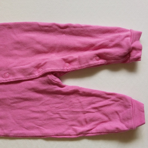 joe fresh basic purple cotton snap sleeper footless pajamas 6-12 months baby - Picture 3 of 6